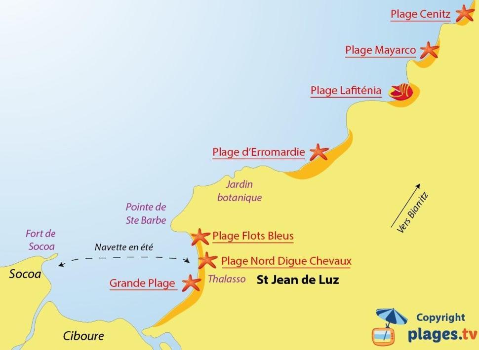 Urdina Διαμέρισμα Saint-Jean-de-Luz Εξωτερικό φωτογραφία